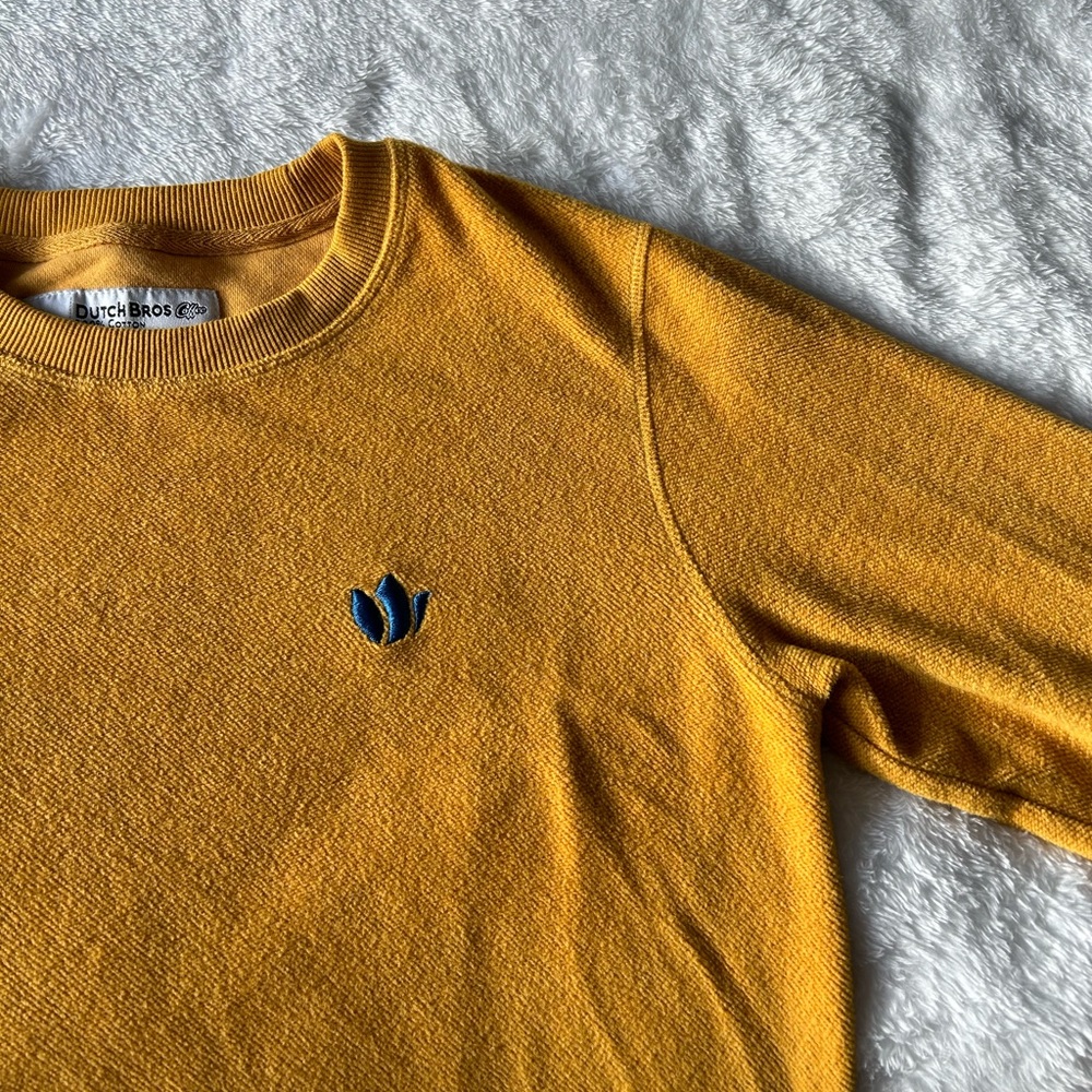 Dutch Bros Yellow Sweater